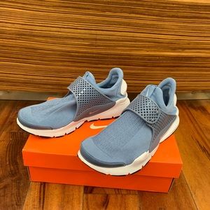 2017 Womens Nike Sock Dart Work Blue White Black